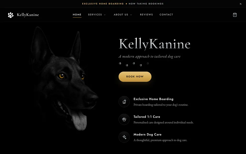 The KellyKanine home page