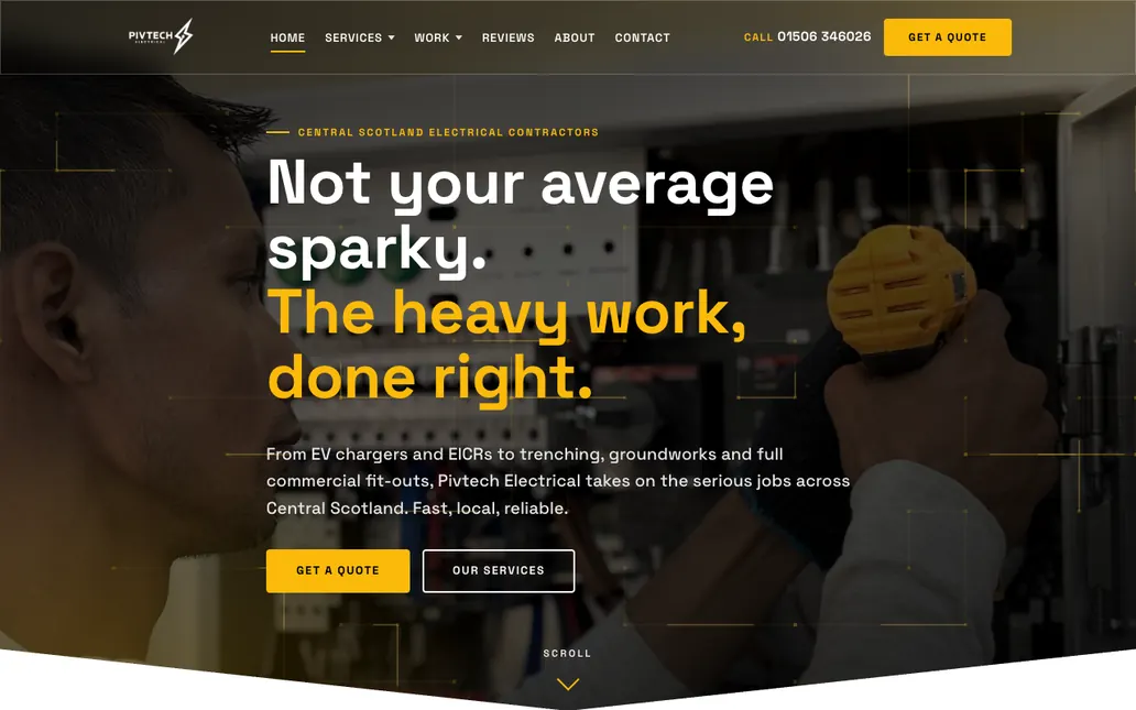 The Pivtech home page